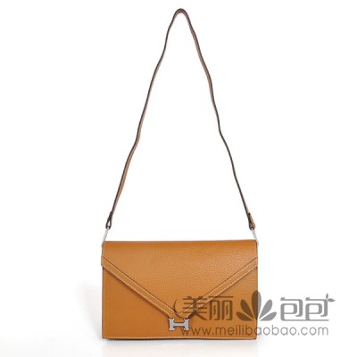 hermes New model Liddy 爱马仕新款驼色V形莉蒂包1388TG