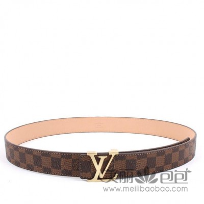 经典明星款腰带 Monogram男女款lv皮带31007