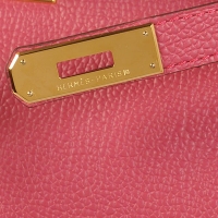 hermes kelly 原版桃红色牛颈纹爱马仕凯莉包32-35cm