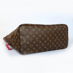 全新印字款Neverfull lv妈咪包 经典Monogram老花手袋M40876 M40940