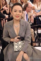 章子怡同款迪奥限量版亮片款lady dior包包