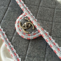 2015秋冬萨尔茨堡高级手工坊 编织雪绒花羊毛香奈儿口盖包A92929