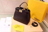 Fendi peekaboo mini原版小牛皮芬迪迷你包8BN244