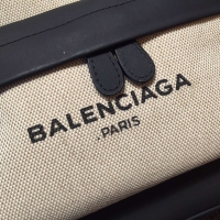 巴黎世家新款 Balenciaga Canvas Backpacks 个性拼色帆布双肩包