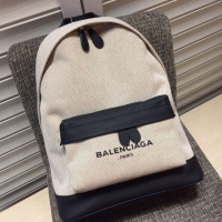 巴黎世家新款 Balenciaga Canvas Backpacks 个性拼色帆布双肩包