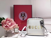 gucci2018春夏新款女包 星星花纹guccy迷你贝壳包511189