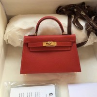 hermes mini kelly颜色与皮质 爱马仕凯莉二代迷你包图片与价格