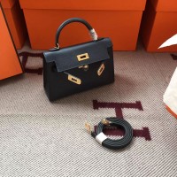 hermes mini kelly颜色与皮质 爱马仕凯莉二代迷你包图片与价格