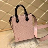 lv tote迷你包图片价格 EPI皮革petit sac plat琴谱包M69575