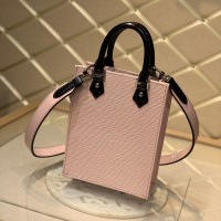 lv tote迷你包图片价格 EPI皮革petit sac plat琴谱包M69575