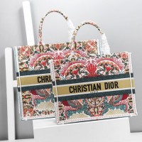 dior book tote迪奥爆款刺绣购物袋 颜色尺寸花纹款式合辑