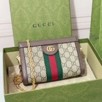 gucci ophidia双G老花系列女包 古琦迷你链条包手包602676