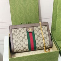 gucci ophidia老花女包 中号链条手拿包图片价格503877