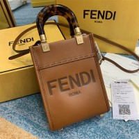 fendi sunshine阳光手提袋 芬迪玳瑁手提迷你tote包1522