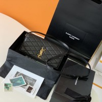 ysl Kate supple 99翻盖包 小羊皮菱格纹绗缝包678828