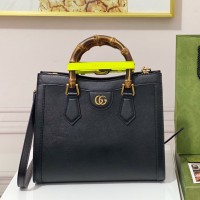 gucci diana系列戴妃包 古琦竹节手提包655661