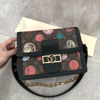 lv Fornasetti胶囊系列 dauphine Cameo钱币邮差包M59246