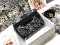 dior 30Montaigne刺绣老虎 迪奥限定款蒙田包M9203