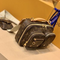 lv机车风老花包 utility crossbody中古相机包M80446