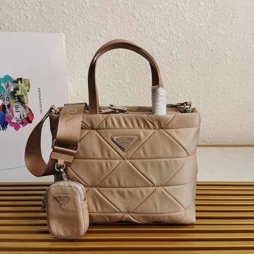 prada system三合一tote手袋 普拉达女士尼龙绗缝包1BG380