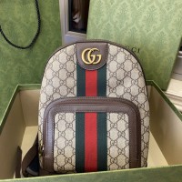 gucci Ophidia系列女士背包 双G老花帆布双肩包547965