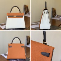 hermes kelly togo皮拼色 爱马仕凯莉包颜色更新