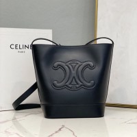 celine cuir triomphe赛琳女士水桶包198243