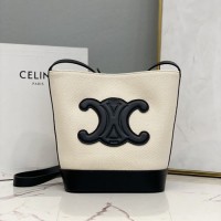 celine cuir triomphe赛琳女士水桶包198243