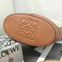 loewe hobo anagram刺绣徽标 罗意威帆布水桶包10538