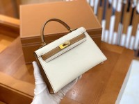 hermes kelly mini epsom皮 爱马仕二代凯丽包拼色合辑