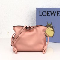 loewe Flamenco小号福袋 罗意威女士抽绳水桶包10855