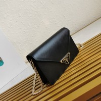 prada woc saffiano牛皮 普拉达信封链条包1BD318