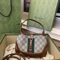 gucci jackie1961腋下包 双G老花迷你款637091