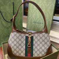 gucci jackie1961老花款 古琦中号斜挎腋下包636706