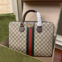 gucci ophidia男包 古琦双G老花彩带公文包574793