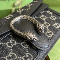 gucci dionysus25cm 黑色牛仔酒神包499623