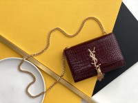 ysl kate小号流苏包 圣罗兰鳄鱼纹链条包474366