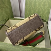 gucci retro tote迷你包 古琦全新大双G帆布手袋671623