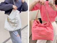 chanel22bag tote水桶包 香奈儿新款抽绳链条包