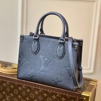 lv onthego25女士小号手提包 压纹牛皮tote包M45779