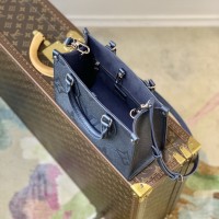 lv onthego25女士小号手提包 压纹牛皮tote包M45779