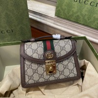 gucci Ophidia复古风锁扣包 迷你手提链条包696180