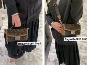 fendi baguette Soft Trunk芬迪法棍老花盒子包7VA565