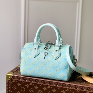 lv Speedy Bandoulière20枕头包 幻彩压纹牛皮迷你包M46092