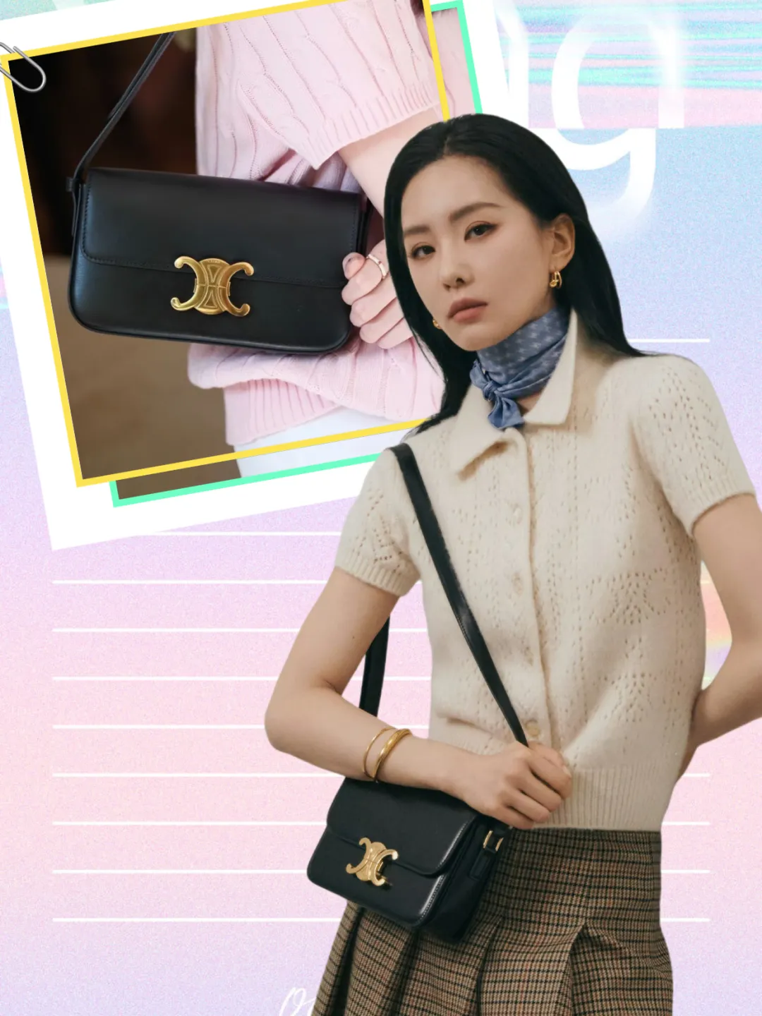 刘诗诗拿下celine全球品牌大使 同款包包GET哪只？