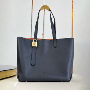lv Low Key Cabas女士托特包 中号黑色 粒纹牛皮 简约实用子母包M25341