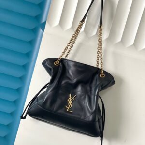 ysl Jamie 4.3 Large POCHON 圣罗兰小号福袋 羊皮抽绳链条水桶包833948