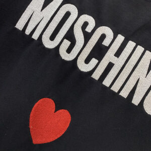MOSCHINO莫斯奇諾女士短袖T恤  2025夏季新款 愛心字母logo刺繡圖案 - Image 5