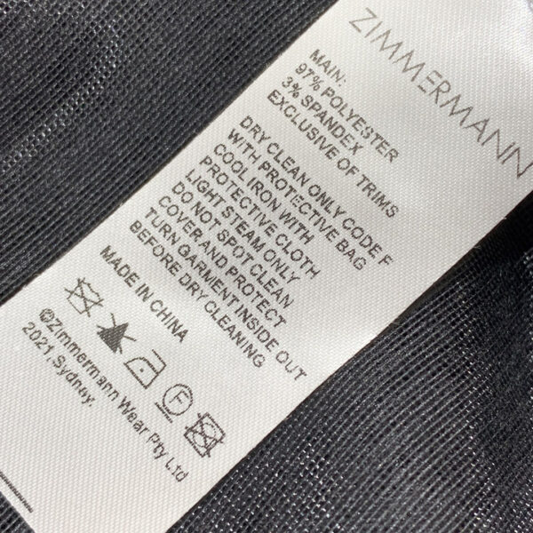 ZIMMERMANN茲默曼高定禮服裙 花瓣抹胸 不規則收腰顯瘦蓬蓬連衣裙