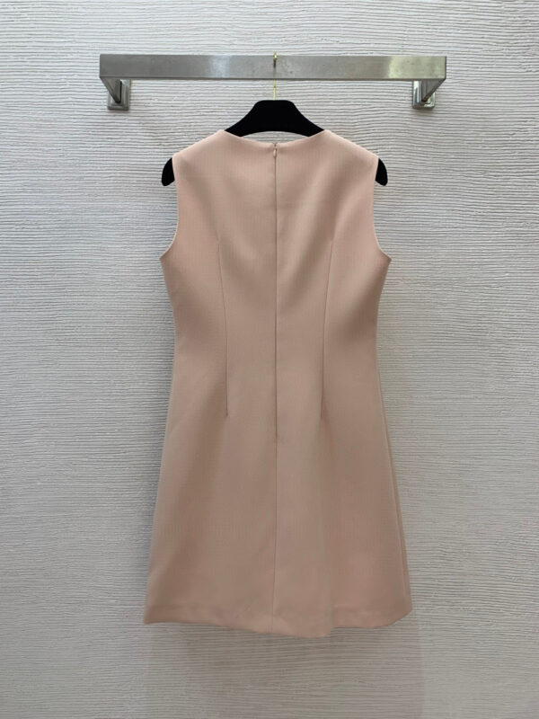 VALENTINO華倫天奴高定禮服裙 重工刺繡花枝串珠 修身無袖背心連衣裙